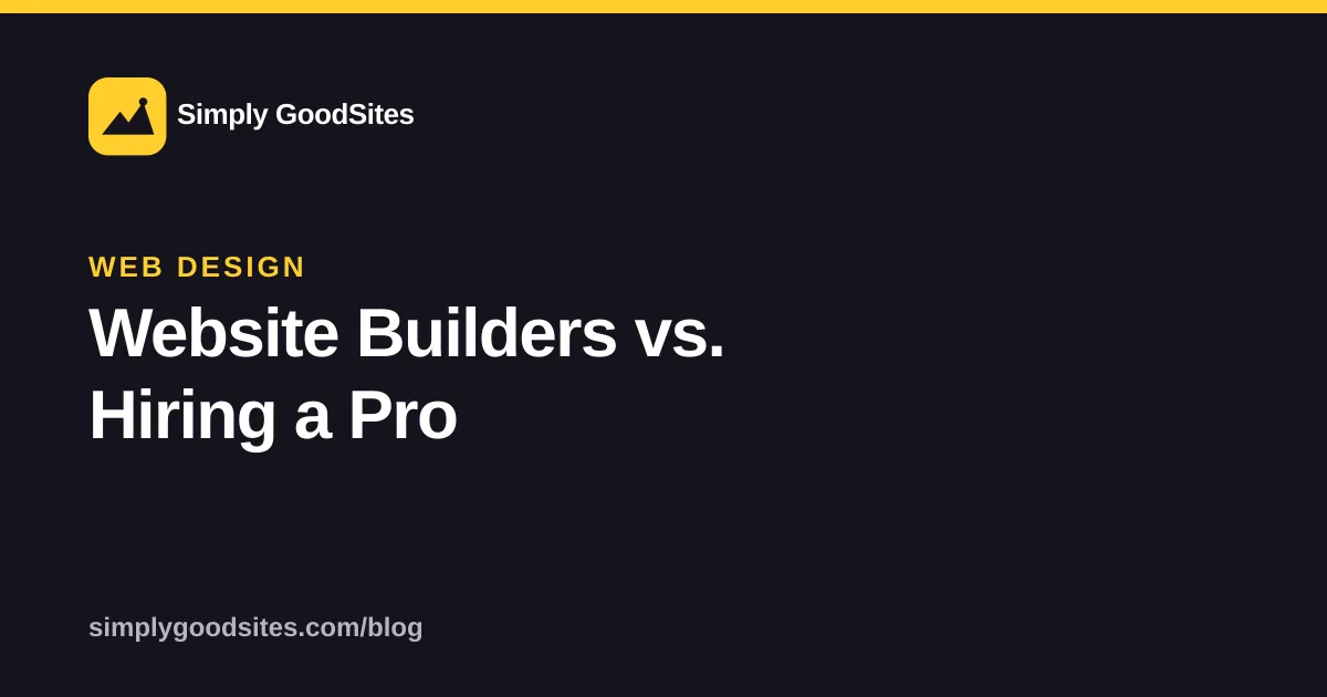 Website builder versus custom-built website comparison