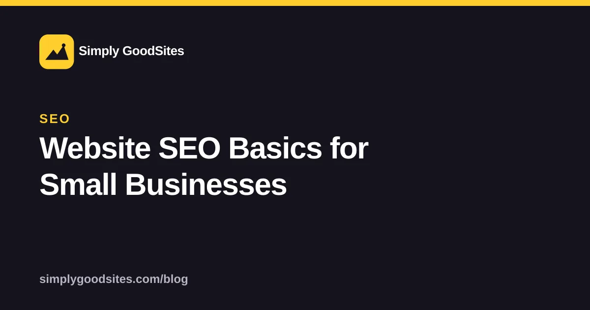 Small business SEO fundamentals