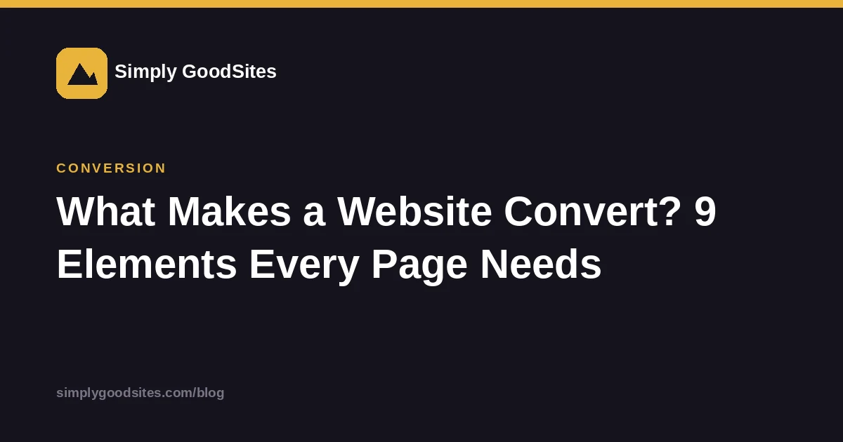 Article card: nine elements every converting web page needs